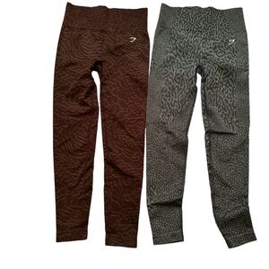 2 pair of gym shark legging size S like new condition